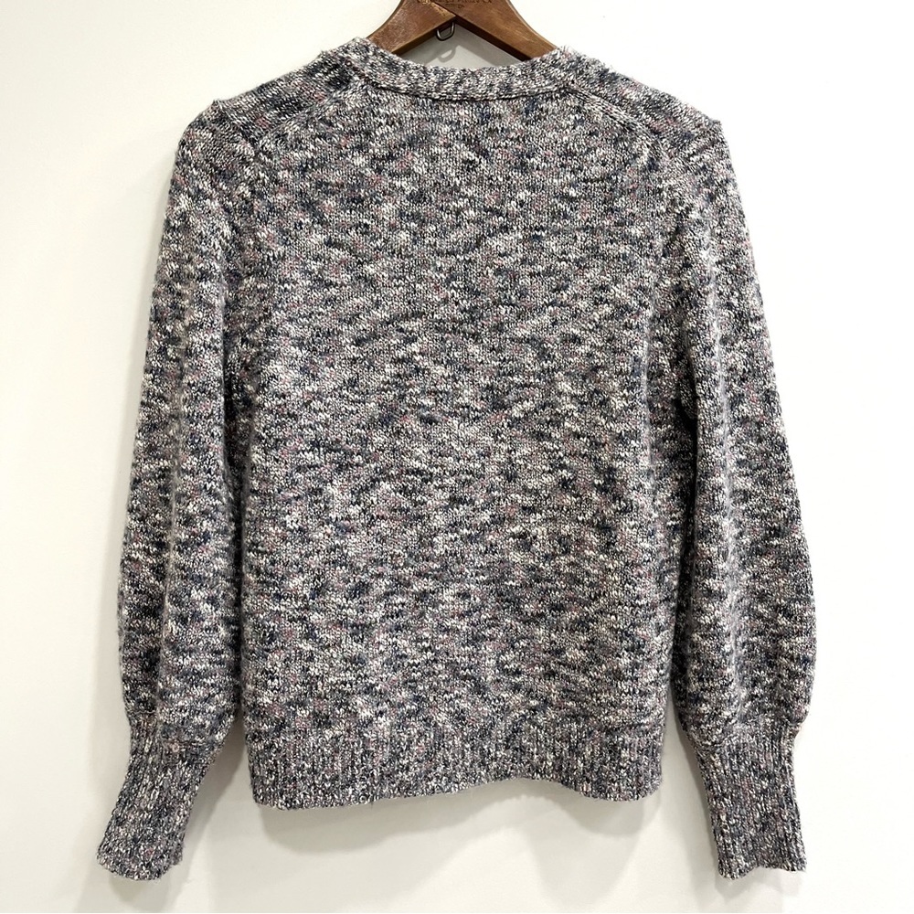 J Crew Factory Textured Button Front Cardigan Swe… - image 3